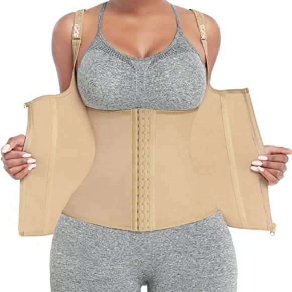 FeelinGirl Waist Trainer for Women Corset Vest Cincher Trimmer Tank Body Shaper - Picture 1 of 4